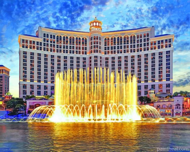 Bellagio Las Vegas Painting By Numbers Kits