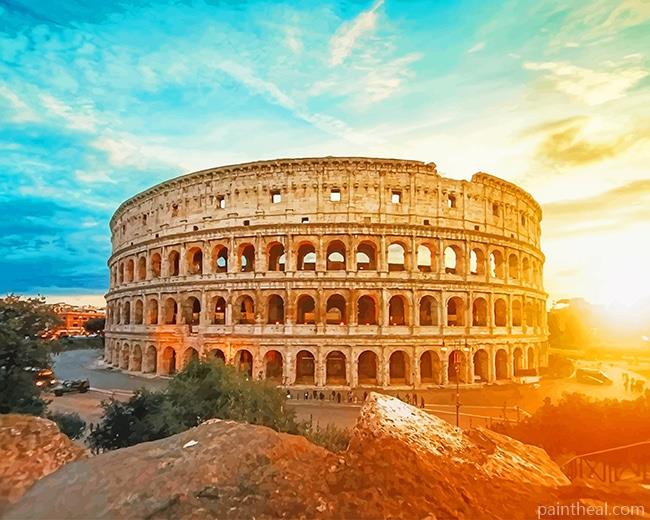 Colosseum Rome Painting By Numbers Kits