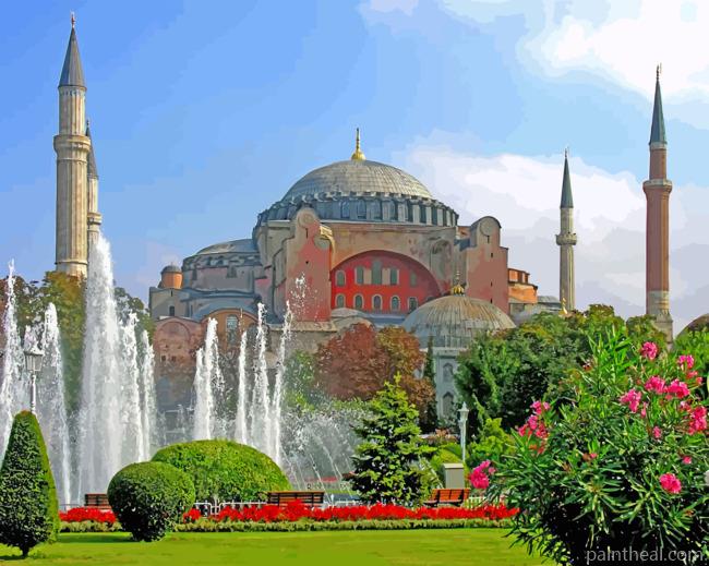 Hagia Sophia Istanbul Painting By Numbers Kits