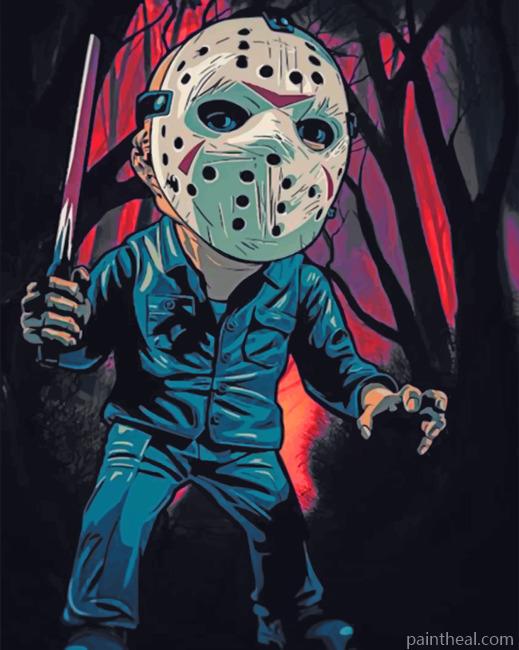 Jason Voorhees Painting By Numbers Kits