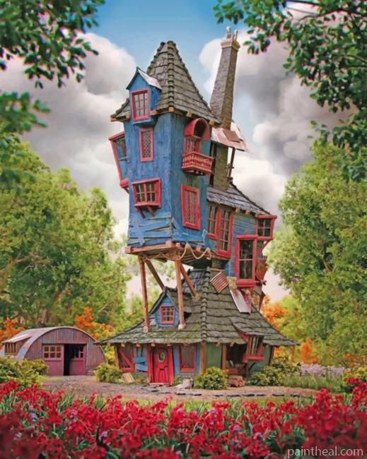 Aesthetic Bird House Painting By Numbers Kits