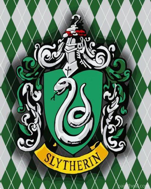 Slytherin Harry Potter Logo Painting By Numbers Kits