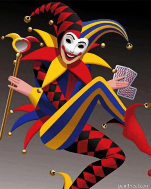 Court Jester Painting By Numbers Kits