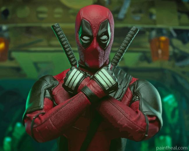 Deadpool X Force Painting By Numbers Kits