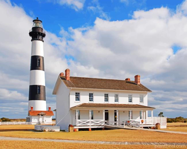 Bodie Lighthouse Painting By Numbers Kits