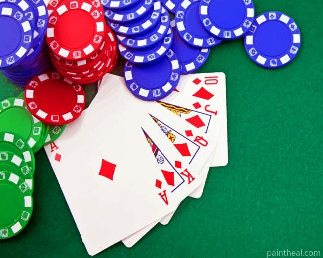 Poker Card Game Painting By Numbers Kits