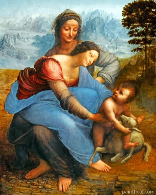 Leonardo da Vinci Painting By Numbers Kits