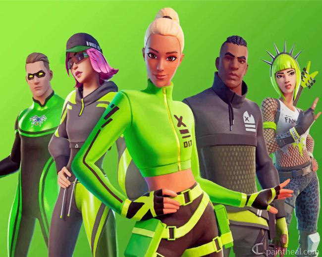 Fortnite Game Painting By Numbers Kits