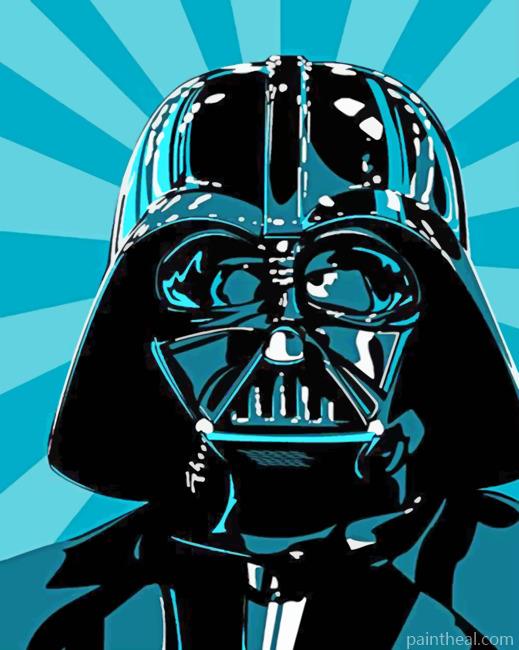 Darth Vader Illustration Painting By Numbers Kits