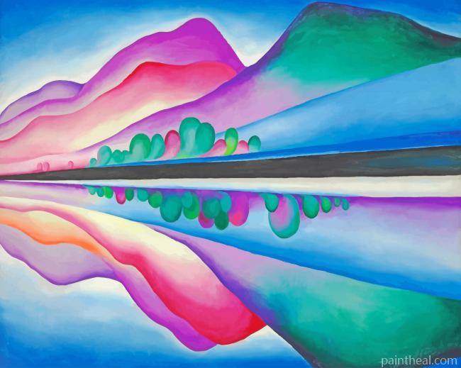 Georgia O Keeffe Hibiscus Painting By Numbers Kits
