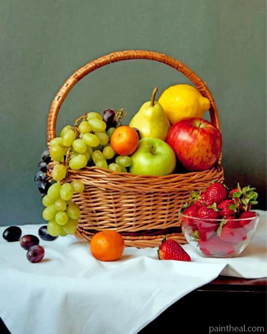 Fruits Basket Painting By Numbers Kits