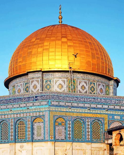 Dome Of The Rock Jerusalem Painting By Numbers Kits