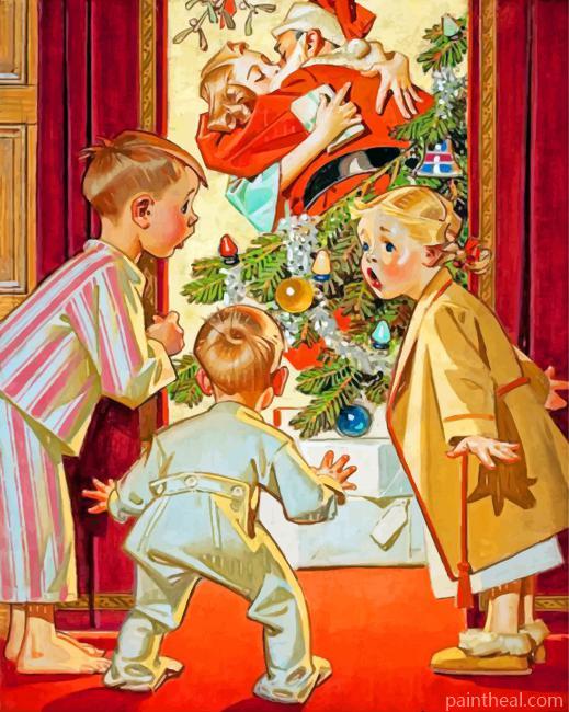 Christmas Shock Painting By Numbers Kits