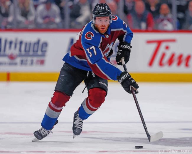 Ice Hockey Player Painting By Numbers Kits