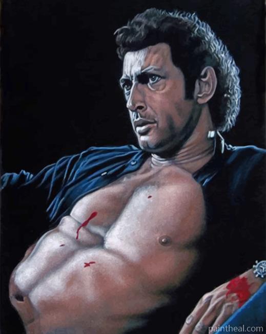 Ian Malcolm Jurassic Park Painting By Numbers Kits