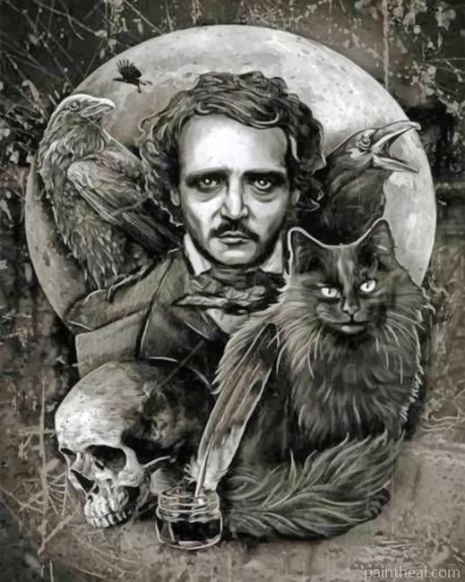 Mysterious Edgar Allan Poe Painting By Numbers Kits