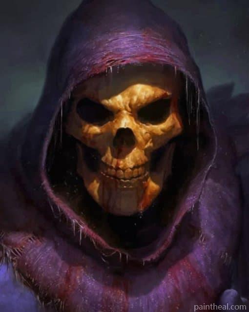 Supervillain Skeletor Painting By Numbers Kits