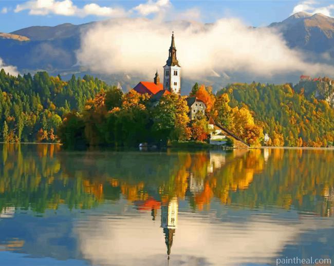 Bled Island Painting By Numbers Kits
