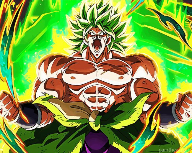 Mad Broly Painting By Numbers Kits