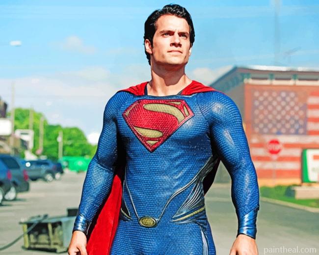 Super Man Heroes Painting By Numbers Kits