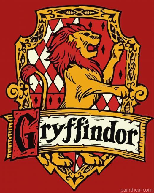 Aesthetic Gryffindor Painting By Numbers Kits