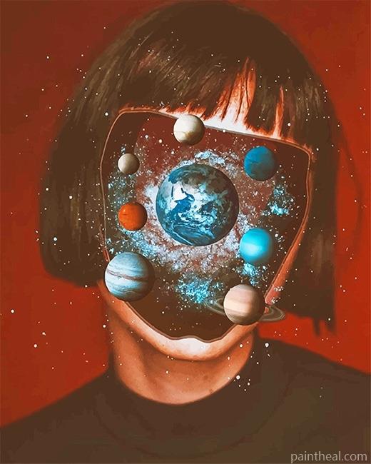 Planets Face Painting By Numbers Kits