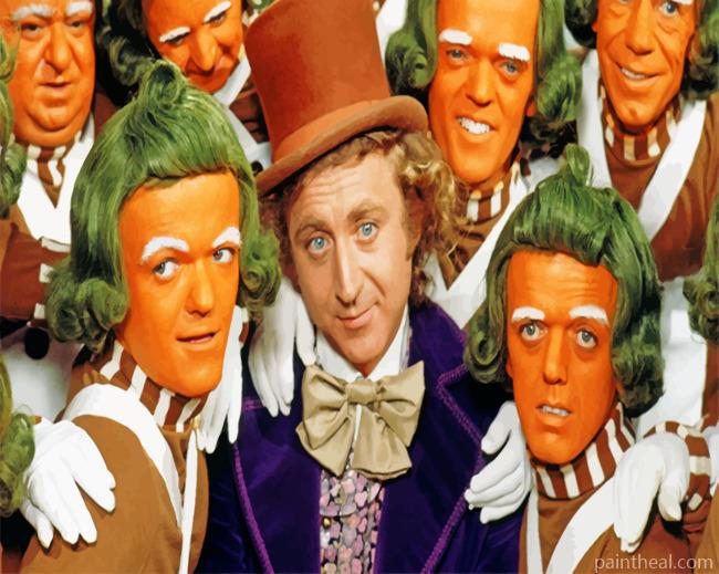 Willy Wonka Movie Painting By Numbers Kits