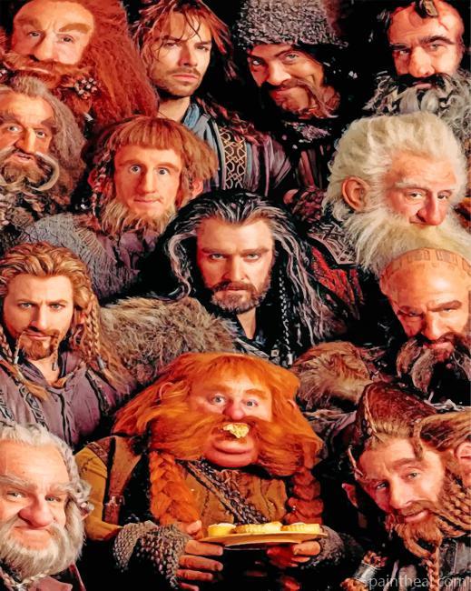 The Hobbits Painting By Numbers Kits