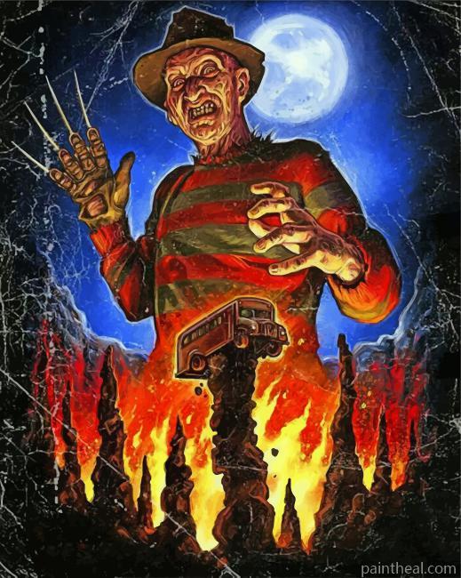 Freddy Krueger Painting By Numbers Kits
