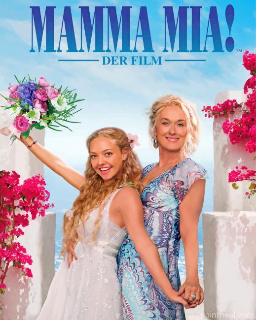 Mamma Mia Illustration Painting By Numbers Kits