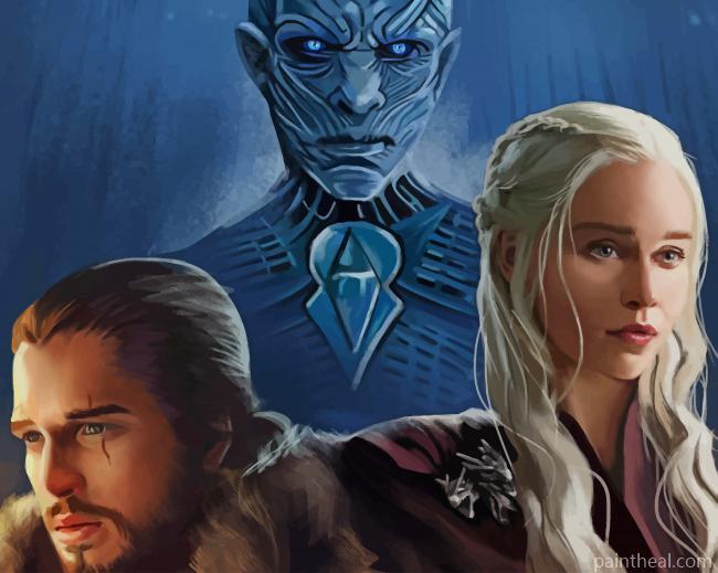 Game Of Thrones Characters Painting By Numbers Kits