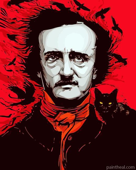 Aesthetic Edgar Allan Poe Painting By Numbers Kits