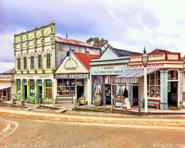 Sovereign Hill Ballarat Painting By Numbers Kits