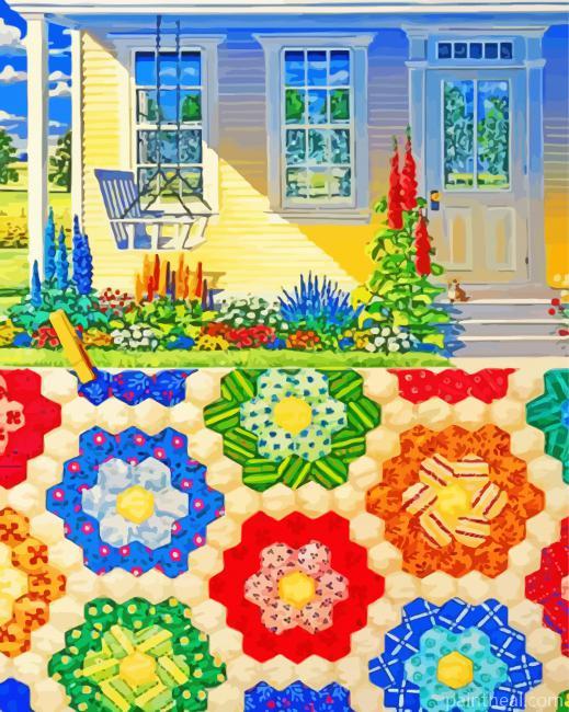 Grandmother Quilt Painting By Numbers Kits
