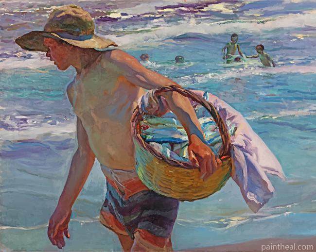 Young Fisherman Painting By Numbers Kits