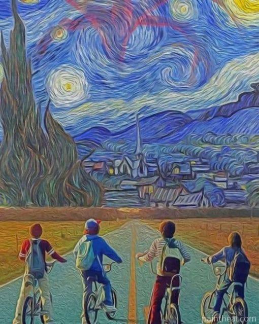 Stranger Starry Night Painting By Numbers Kits