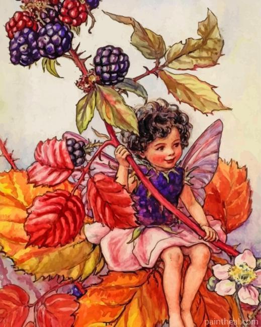 Flower Fairy Painting By Numbers Kits