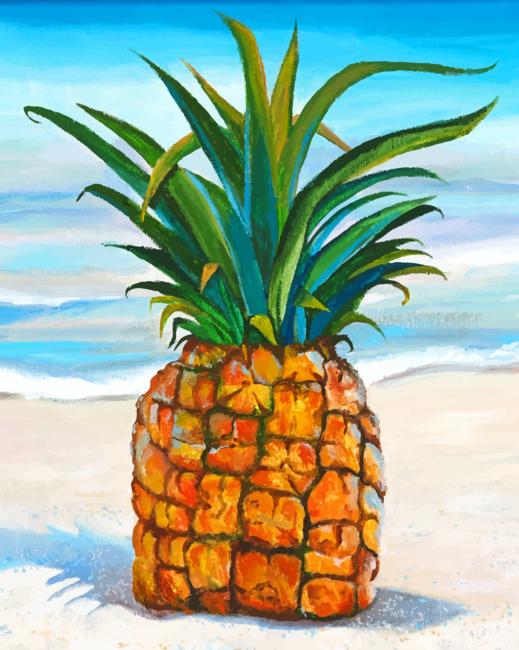 Tropical Pineapple Painting By Numbers Kits