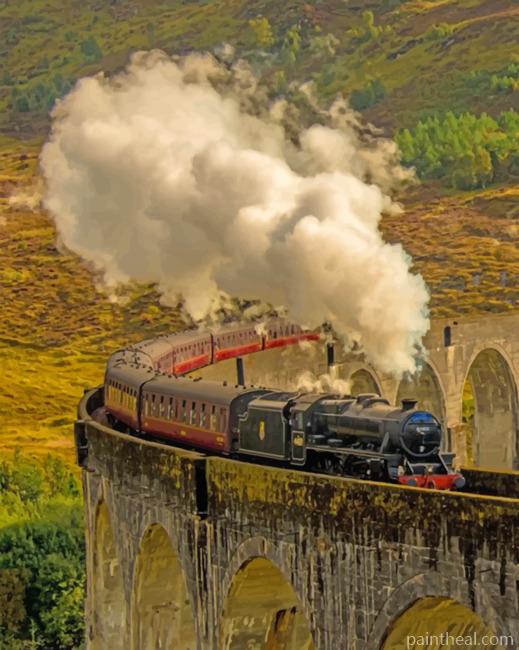 Glenfinnan Viaduct Painting By Numbers Kits