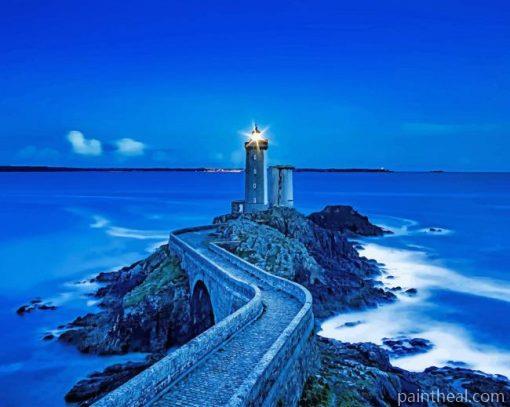 Lighthouse In The Sea – 5D Diamond Painting Painting By Numbers Kits