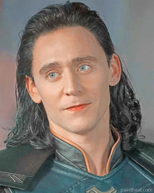 Loki Marvel Closeup Painting By Numbers Kits