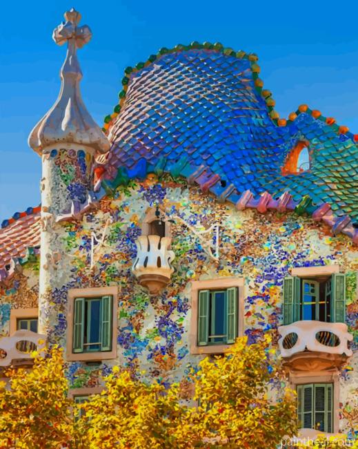 Casa Batllo Spain Painting By Numbers Kits