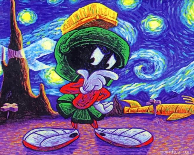 Marvin Starry Night Painting By Numbers Kits