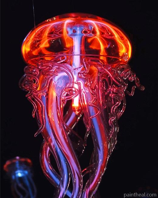 Luminous Jellyfish Painting By Numbers Kits