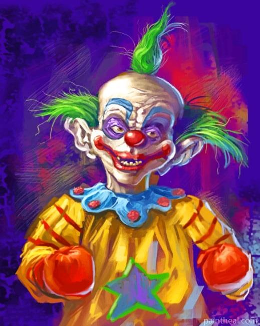 Scary Clown Painting By Numbers Kits