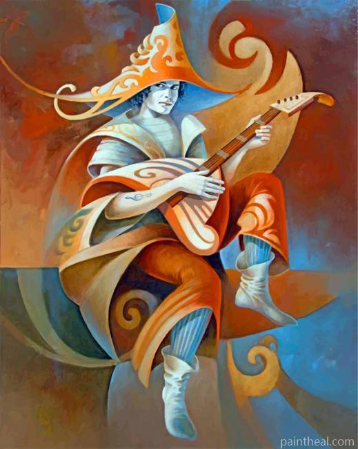 Aesthetic Musician Painting By Numbers Kits