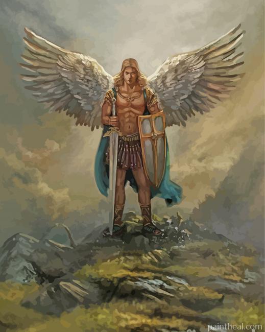 Archangel Michael Painting By Numbers Kits