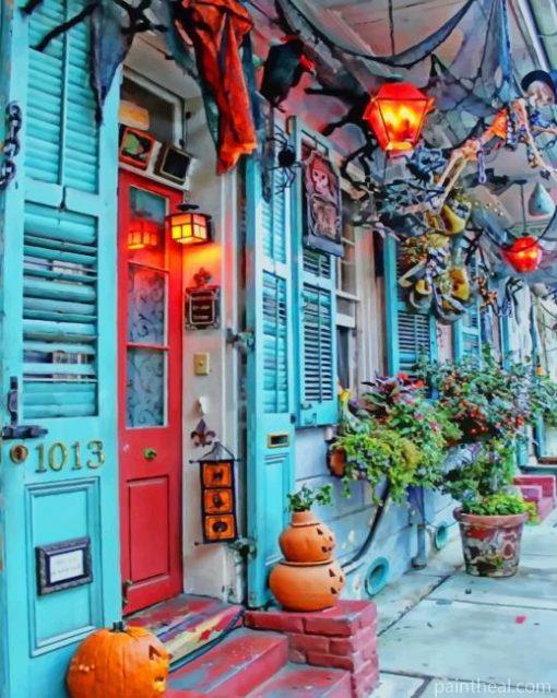 New Orleans At Halloween – 5D Diamond Painting Painting By Numbers Kits