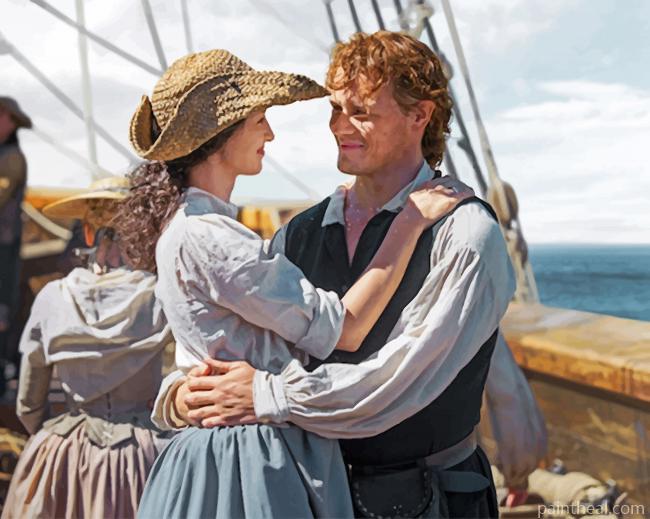 Outlander Couple Painting By Numbers Kits