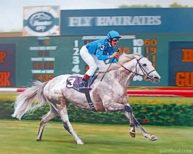 Horse Race Painting By Numbers Kits